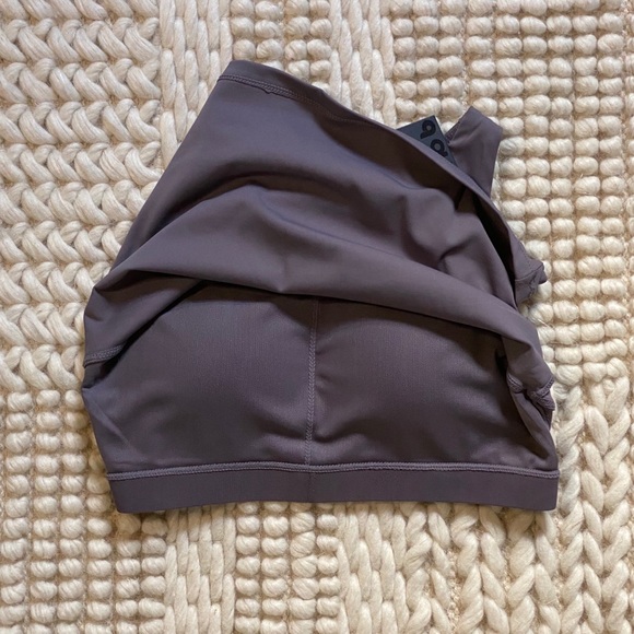 Active Extreme Racerback Plum Grey Crop Tank Top - Picture 10 of 10